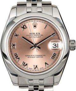 HandMade The Mid-Size Rolex Datejust 178240 Pink Roman Dial