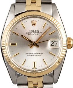HandMade The Mid-Size Rolex Datejust 6827 Silver Dial