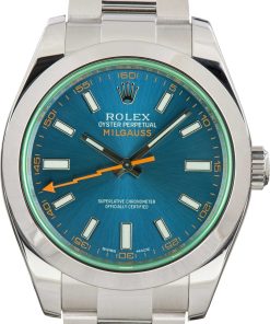 HandMade The Rolex Milgauss Ref 116400GV Green Crystal