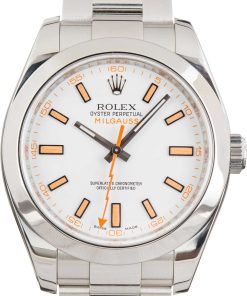 HandMade The Rolex Milgauss 116400 White Superluminova Dial