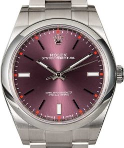 HandMade The Rolex Oyster Perpetual 114300 Red Grape Dial