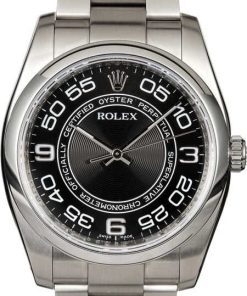 HandMade The Rolex Oyster Perpetual 116000 Black Concentric Arabic Dial
