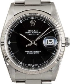 HandMade The Rolex Oyster Datejust 16234 White Gold Bezel