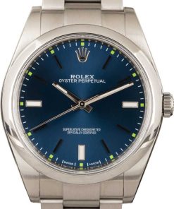 HandMade The Rolex Oyster Perpetual 39 Blue 114300