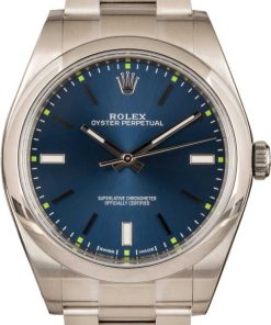 HandMade The Blue Dial Rolex Oyster Perpetual 114300