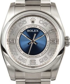 HandMade The Rolex Oyster Perpetual 116000 Blue Concentric