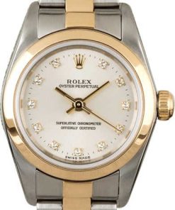 HandMade The Rolex Lady Oyster Perpetual 76183 Diamonds