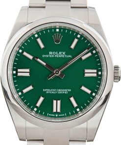 HandMade The Rolex Oyster Perpetual 124300 Green Dial