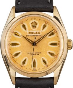 HandMade The Rolex Oyster Perpetual 6564 14K Yellow Gold
