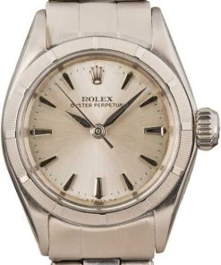 HandMade The Ladies Rolex Oyster Perpetual 6623 Silver