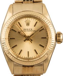 HandMade The Ladies Gold Rolex Oyster Perpetual 6719