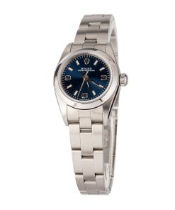 Alternative view of HandMade The Rolex Oyster Perpetual Ladies 76080 Blue Dial