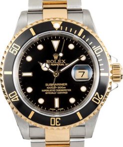 HandMade The Rolex Submariner 16613 Two-Tone Black Bezel