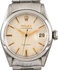 HandMade The Rolex OysterDate 6646 Silver Dial