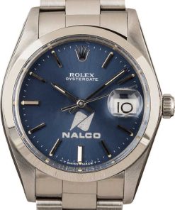 HandMade The Rolex OysterDate 6694 Blue Nalco Dial