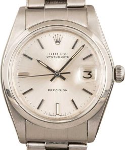 HandMade The Rolex Date 6694 Silver Dial