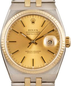 HandMade The Rolex Datejust OysterQuartz 17013 Two Tone Integral