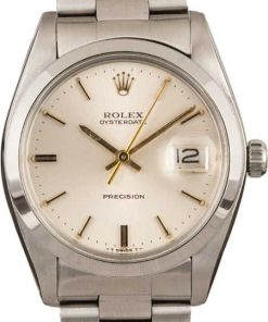 HandMade The Rolex Oysterdate 6694 Silver Index T