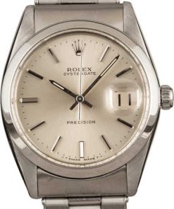 HandMade The Rolex Oysterdate 6694 Silver Index T