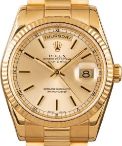 HandMade The Rolex President Yellow Gold Day-Date 118238