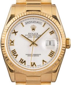 HandMade The Rolex President White Roman 118238