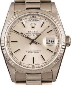 HandMade The Rolex President 18k White Gold 18239