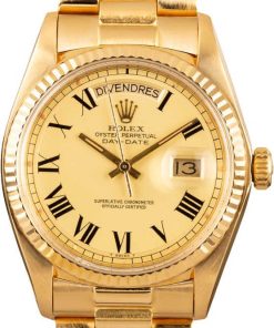 HandMade The Authentic Rolex President 1803 Yellow Gold