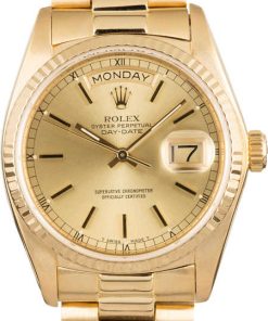 HandMade The Rolex President 18038 Champagne Index Dial
