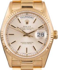HandMade The Rolex DayDate 18038 Yellow Gold Men's Watch