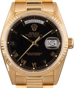 HandMade The Rolex 18038 Day-Date Black Roman Dial