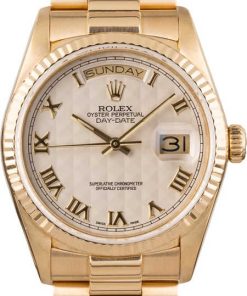 HandMade The Rolex President 18038 Ivory Pyramid Dial