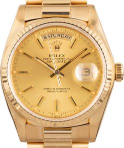 HandMade The Rolex President 18038 Champagne Index Dial 36MM