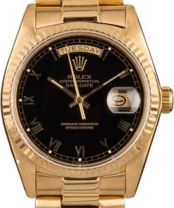 HandMade The Rolex President 18038 Black Roman Dial