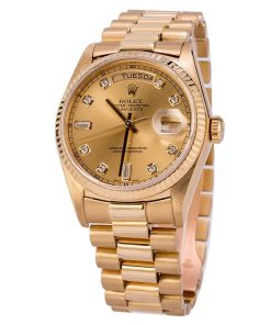 Alternative view of HandMade The Rolex Day-Date Diamond Dial 18038