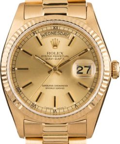 HandMade The Rolex Day-Date 18038 Gold President 18K