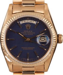 HandMade The Rolex 18038 Day-Date 18K President Blue Dial
