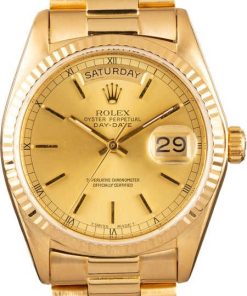 HandMade The Yellow Gold Rolex President Day-Date 18038