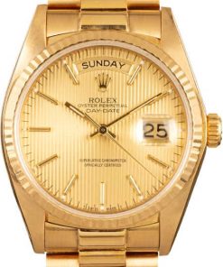 HandMade The Rolex President 18038 Yellow Gold 100% Authentic