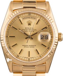 HandMade The Rolex President 18238 Day-Date Fluted Bezel