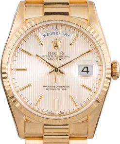 HandMade The Rolex Day-Date President 18238 Champagne Tapestry Dial