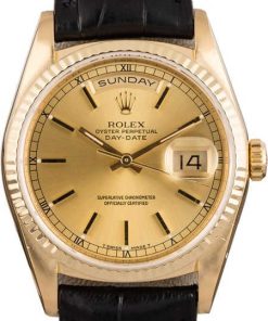 HandMade The Rolex President 18238 Day-Date Leather Strap