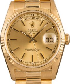 HandMade The Rolex 36MM President 18238 Champagne Dial