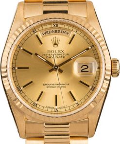 HandMade The Rolex President 18238 Fluted Bezel 18k