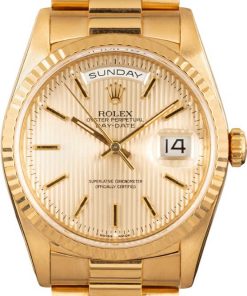 HandMade The Rolex President 18238 18k Yellow Gold