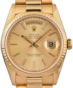 HandMade The Rolex 18K Gold President 18238 Tapestry Dial