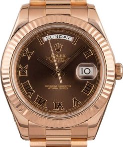 HandMade The Rolex Day-Date 218235 Everose Gold President Chocolate Dial