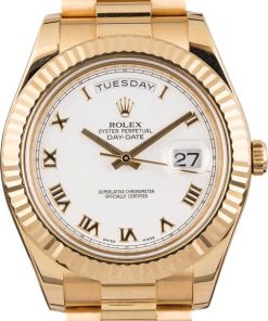 HandMade The Rolex Day-Date II 218238 White Roman 41MM