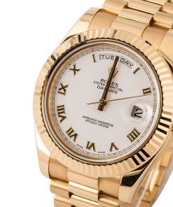 Alternative view of HandMade The Rolex Day-Date II 218238 White Roman 41MM