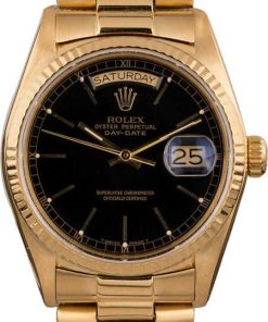 HandMade The Rolex President 18038 Black Index Dial