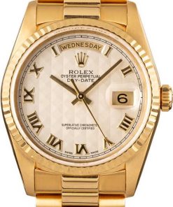 HandMade The Rolex Presidential 18238 White Roman Dial